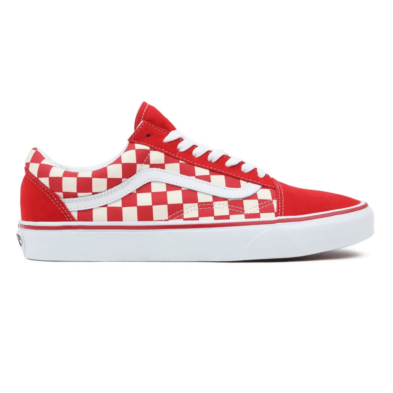 VANS Primary Check Old Skool Rood (VN0A38G1P0T)