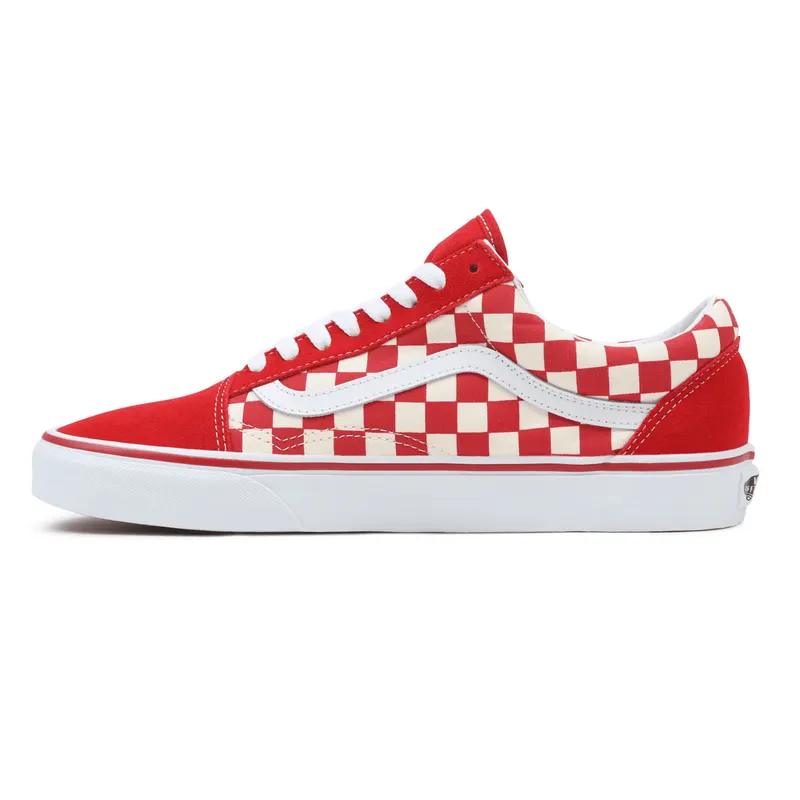 VANS Primary Check Old Skool Rood (VN0A38G1P0T)
