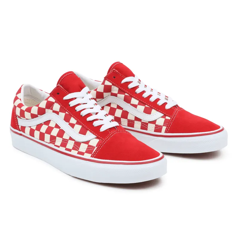 VANS Primary Check Old Skool Rood (VN0A38G1P0T)