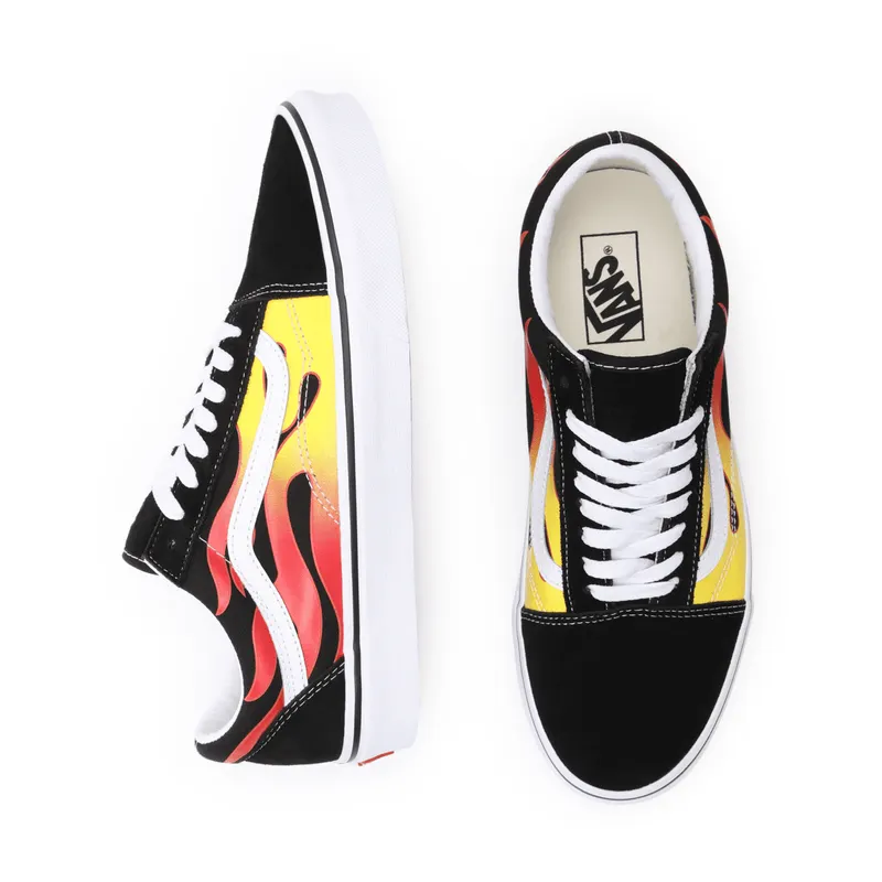 VANS Flame Old Skool Zwart (VN0A38G1PHN)