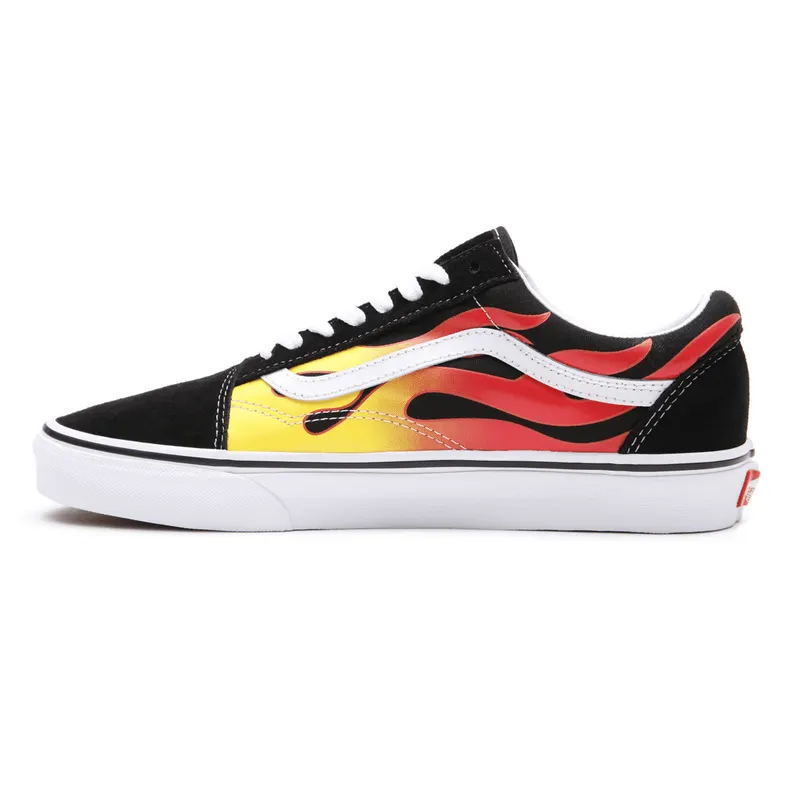 VANS Flame Old Skool Zwart (VN0A38G1PHN)