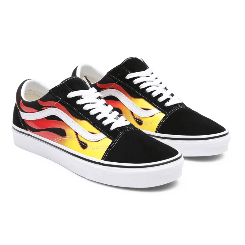 VANS Flame Old Skool Zwart (VN0A38G1PHN)