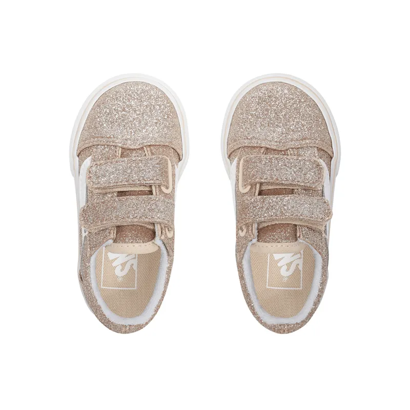 VANS Glitter Old Skool V Peuterschoen Roze (VN0A38JN0GM)