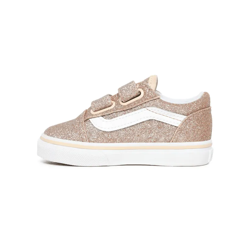 VANS Glitter Old Skool V Peuterschoen Roze (VN0A38JN0GM)
