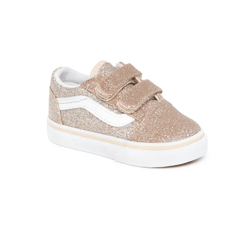VANS Glitter Old Skool V Peuterschoen Roze (VN0A38JN0GM)