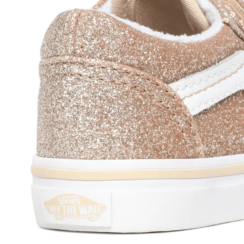 VANS Glitter Old Skool V Peuterschoen Roze (VN0A38JN0GM)