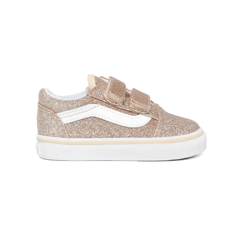 VANS Glitter Old Skool V Peuterschoen Roze (VN0A38JN0GM)