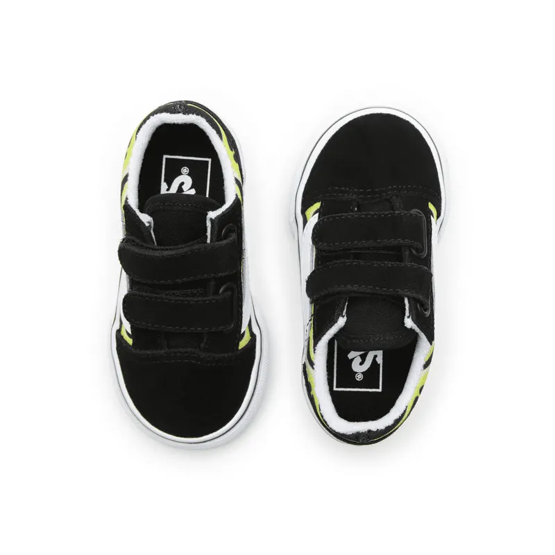 VANS Slime Flame Old Skool V Zwart (VN0A38JN31M)