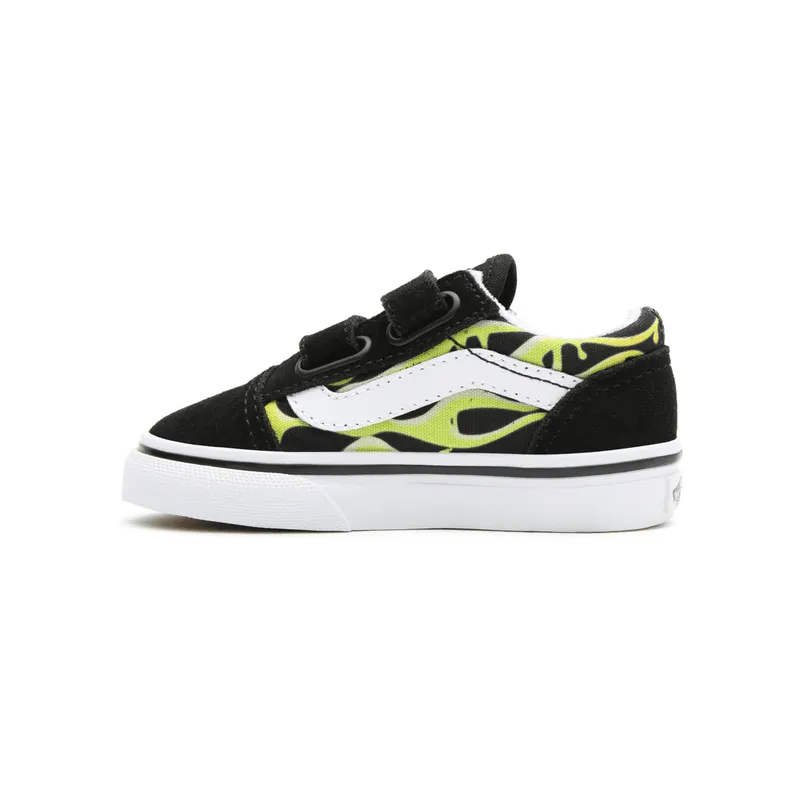 VANS Slime Flame Old Skool V Zwart (VN0A38JN31M)