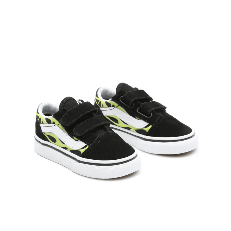 VANS Slime Flame Old Skool V Zwart (VN0A38JN31M)