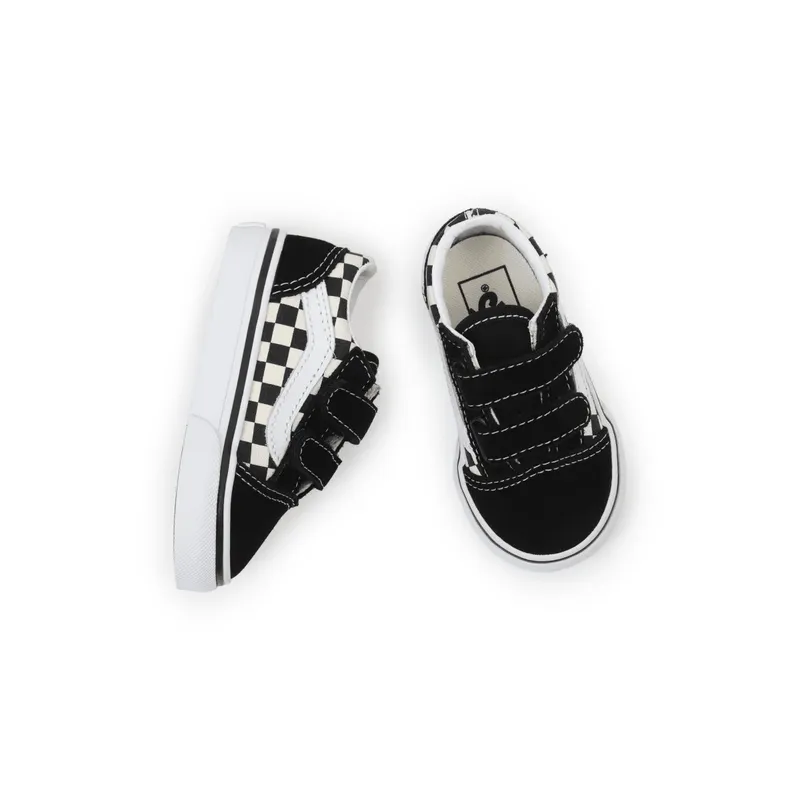 VANS Primary Check Old Skool V Zwart (VN0A38JNP0S)