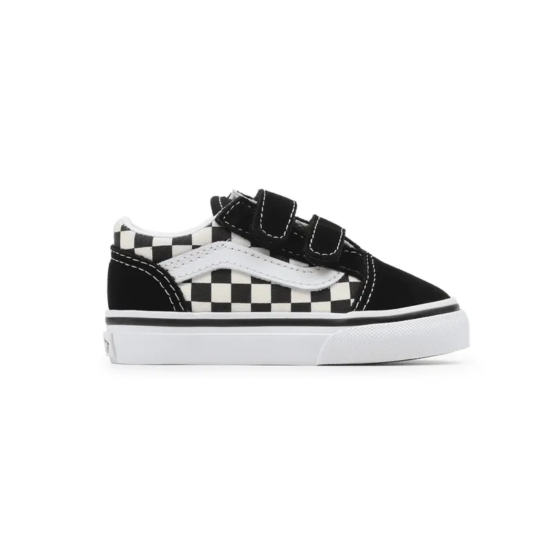 VANS Primary Check Old Skool V Zwart (VN0A38JNP0S)