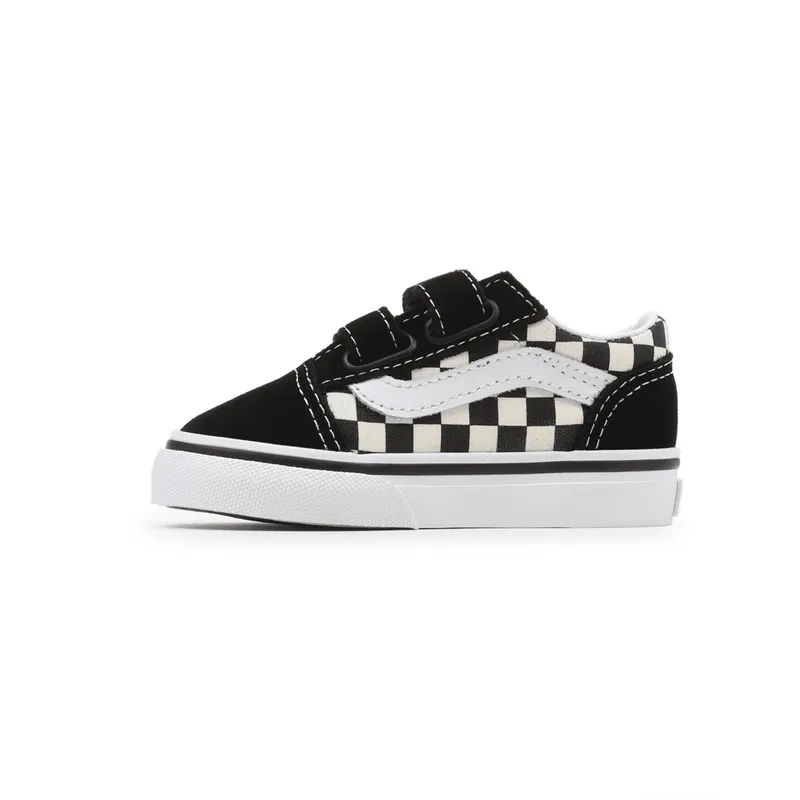 VANS Primary Check Old Skool V Zwart (VN0A38JNP0S)