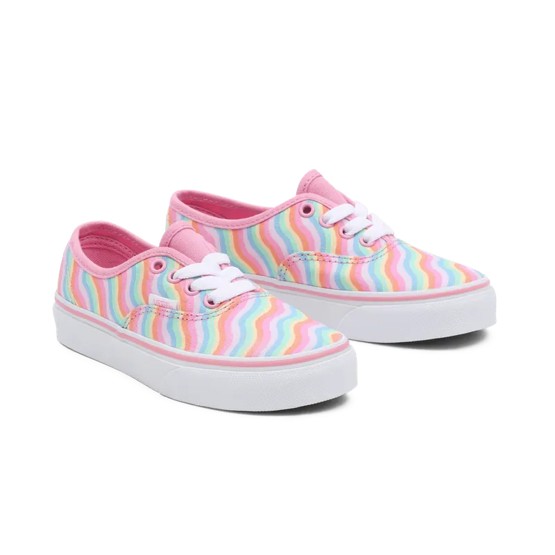 VANS Wavy Rainbow Authentic Kinderschoenen Roze (VN0A3UIVARI)