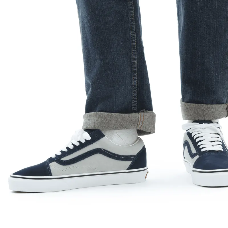 VANS 2-tone Suède Old Skool Navy (VN0A3WKT4OV)