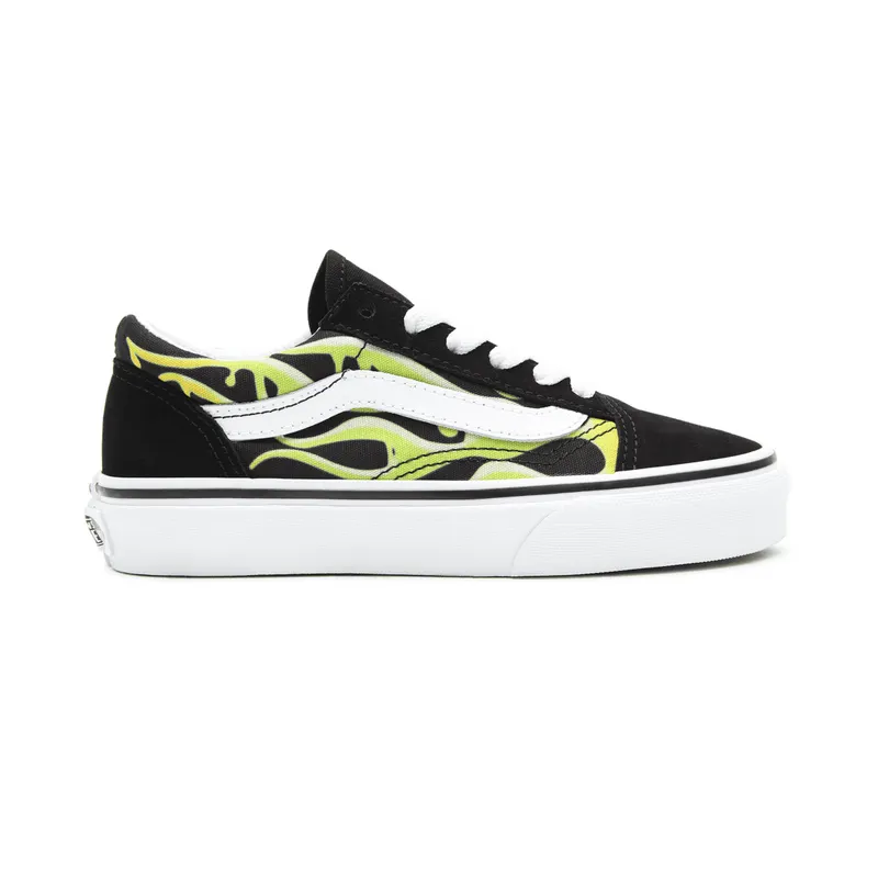 VANS Slime Flame Old Skool Kinderschoenen Zwart (VN0A4BUU31M)