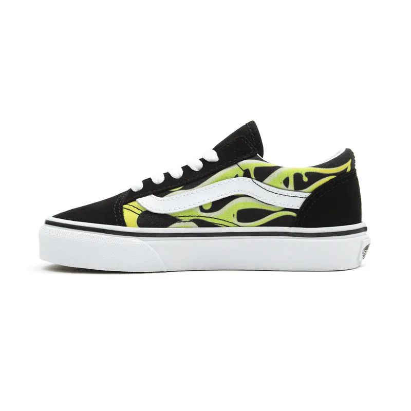 VANS Slime Flame Old Skool Kinderschoenen Zwart (VN0A4BUU31M)