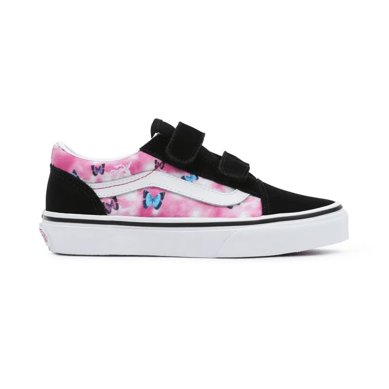 VANS Butterfly Dream Old Skool Kinderschoenen Met Klittenbandsluiting Roze (VN0A4BUVARP)