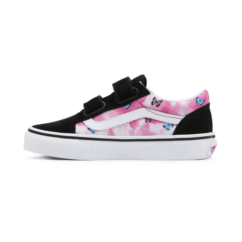 VANS Butterfly Dream Old Skool Kinderschoenen Met Klittenbandsluiting Roze (VN0A4BUVARP)