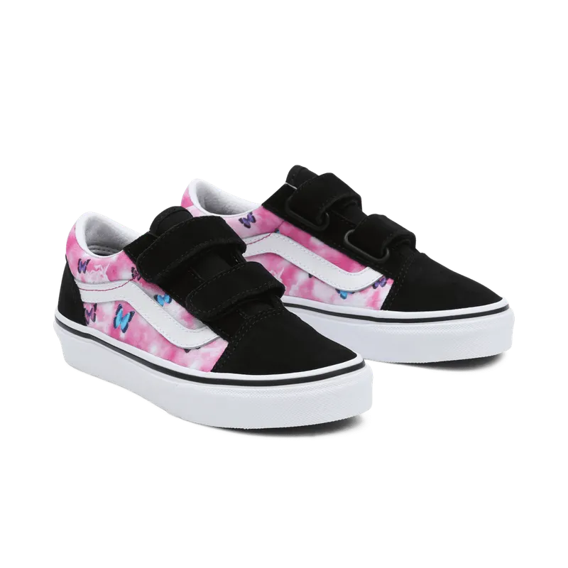 VANS Butterfly Dream Old Skool Kinderschoenen Met Klittenbandsluiting Roze (VN0A4BUVARP)