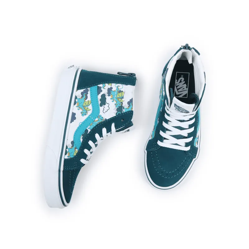 VANS Sk8-hi Zip Kinderschoenen Blauw (VN0A4BUX60Q)
