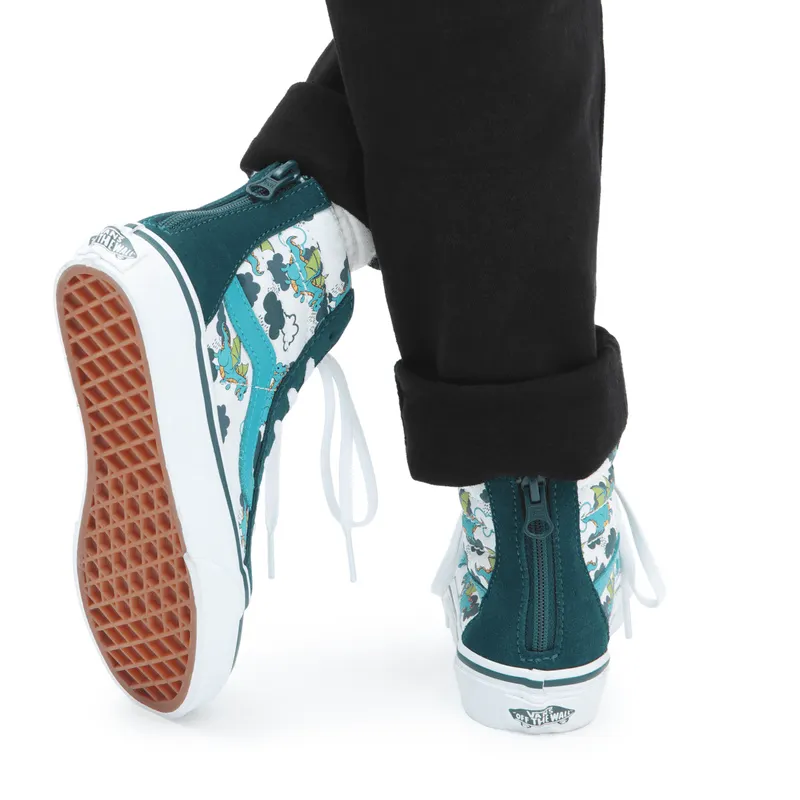 VANS Sk8-hi Zip Kinderschoenen Blauw (VN0A4BUX60Q)