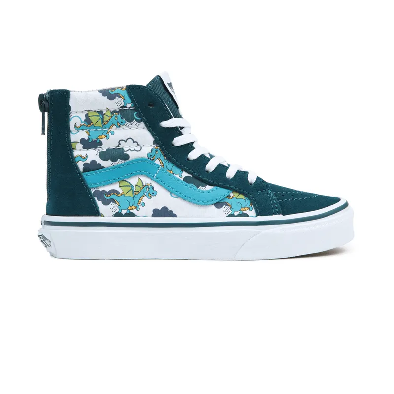 VANS Sk8-hi Zip Kinderschoenen Blauw (VN0A4BUX60Q)