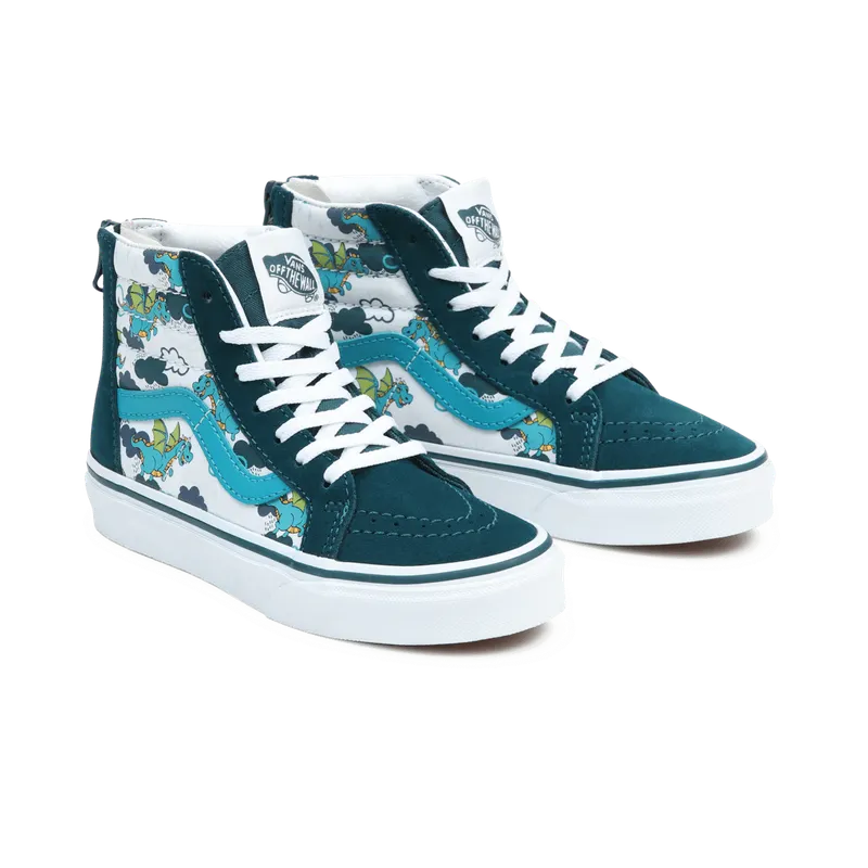 VANS Sk8-hi Zip Kinderschoenen Blauw (VN0A4BUX60Q)