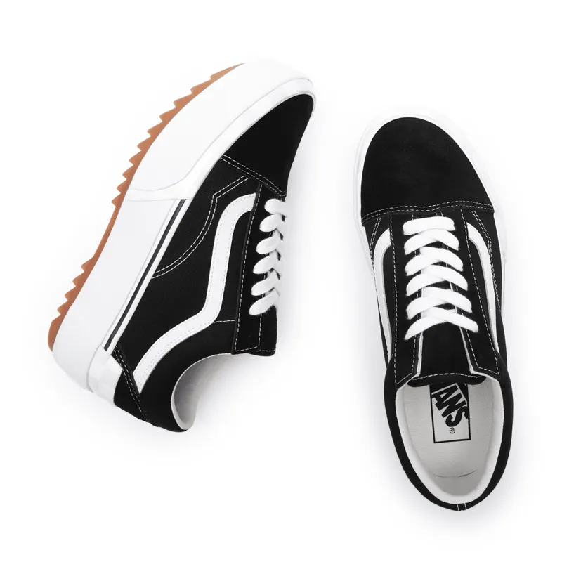VANS Suède Old Skool Stacked Zwart (VN0A4U155ZN)