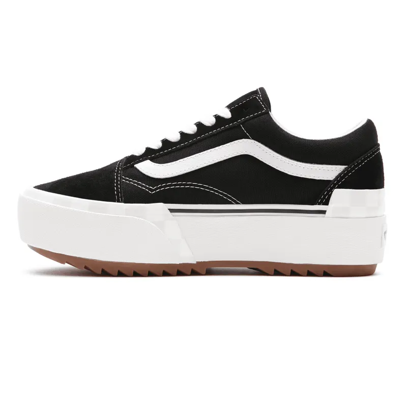 VANS Suède Old Skool Stacked Zwart (VN0A4U155ZN)