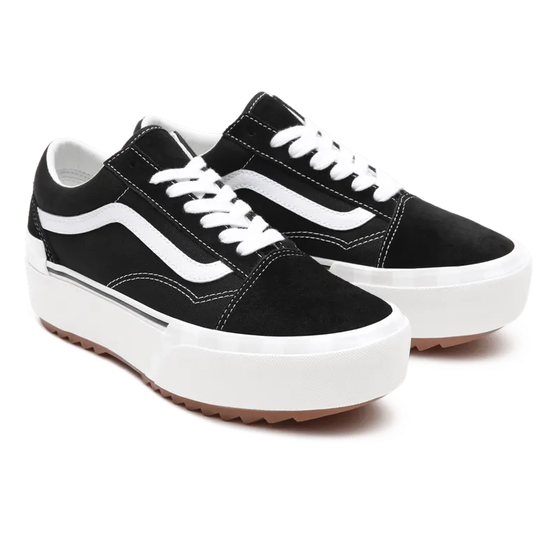 VANS Suède Old Skool Stacked Zwart (VN0A4U155ZN)