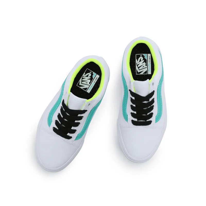 VANS Fluro Comfycush Old Skool Kinderschoenen Wit (VN0A4U1QABU)