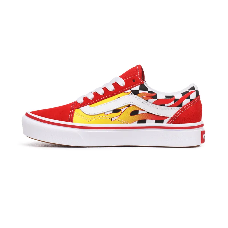 VANS Flame Comfycush Old Skool Kinderschoenen Rood (VN0A4U1QXWC)