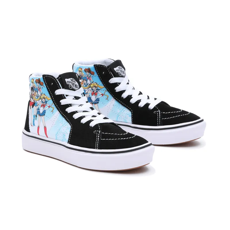 VANS Vans X Pretty Guardian Sailor Moon Comfycush Sk8-hi Kinderschoenen Zwart (VN0A4U1RSKQ)