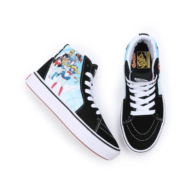 VANS Vans X Pretty Guardian Sailor Moon Comfycush Sk8-hi Kinderschoenen Zwart (VN0A4U1RSKQ)