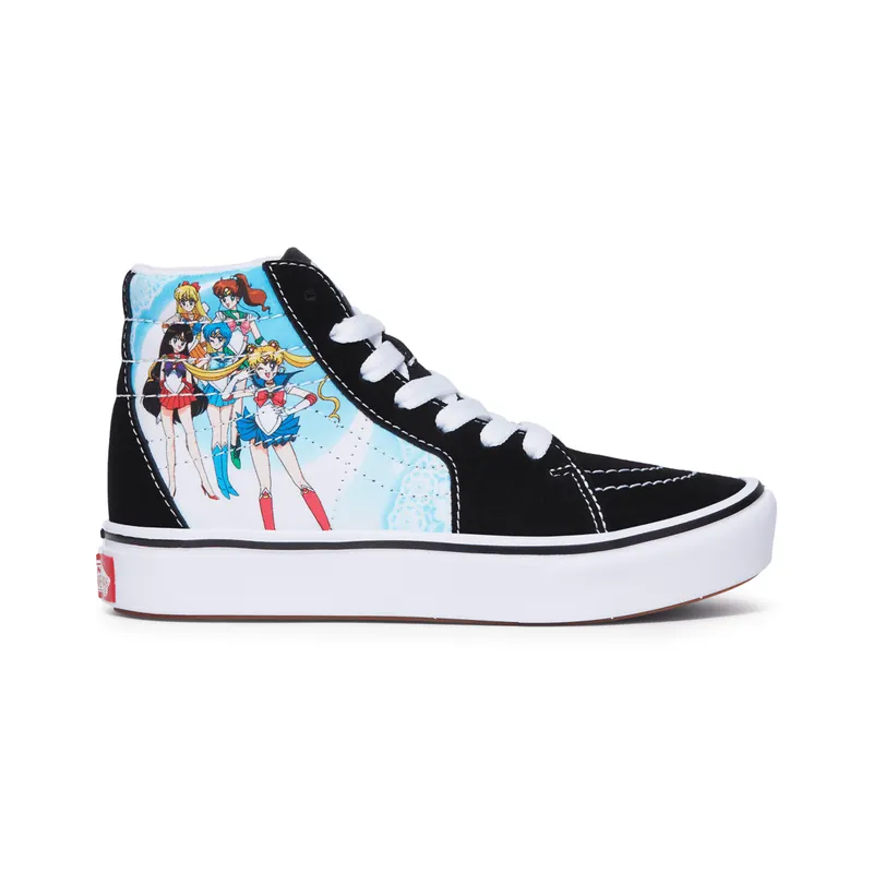 VANS Vans X Pretty Guardian Sailor Moon Comfycush Sk8-hi Kinderschoenen Zwart (VN0A4U1RSKQ)