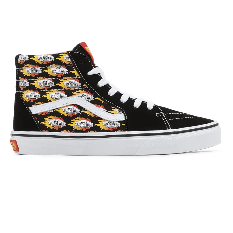 VANS Flame Logo Repeat Sk8-hi Kinderschoenen Zwart (VN0A4UI2AC4)