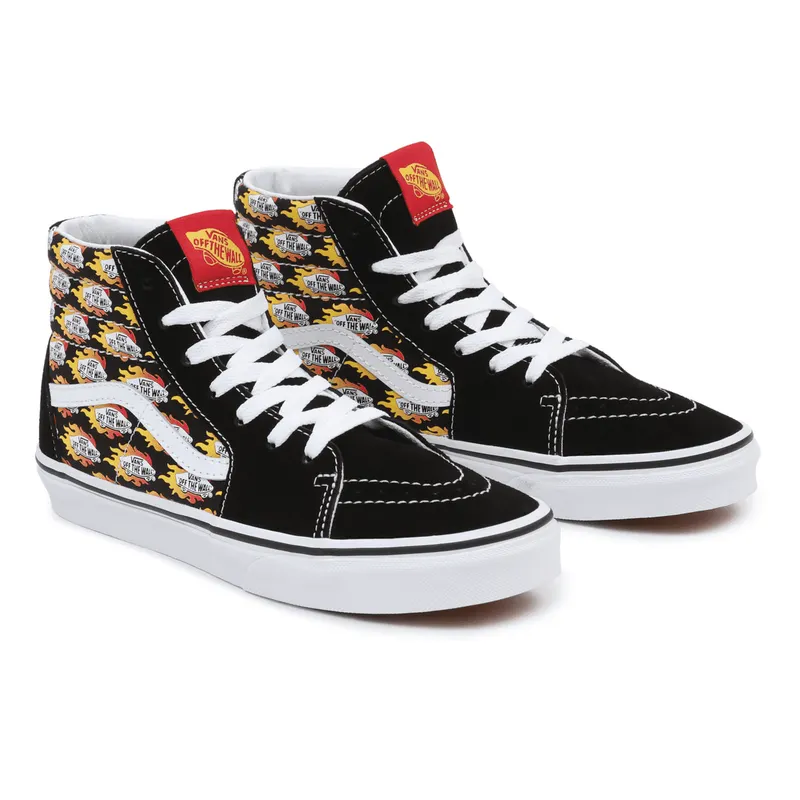 VANS Flame Logo Repeat Sk8-hi Kinderschoenen Zwart (VN0A4UI2AC4)