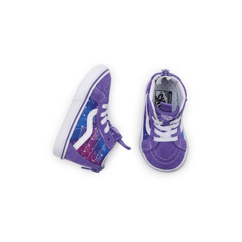 VANS Vanstellation Comfycush Sk8-hi Zip Paars (VN0A4VJNARK)