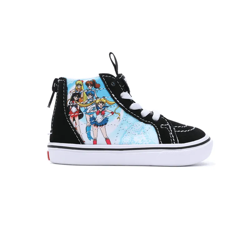 VANS Vans X Pretty Guardian Sailor Moon Comfycush Sk8-hi Zip Zwart (VN0A4VJNSKQ)