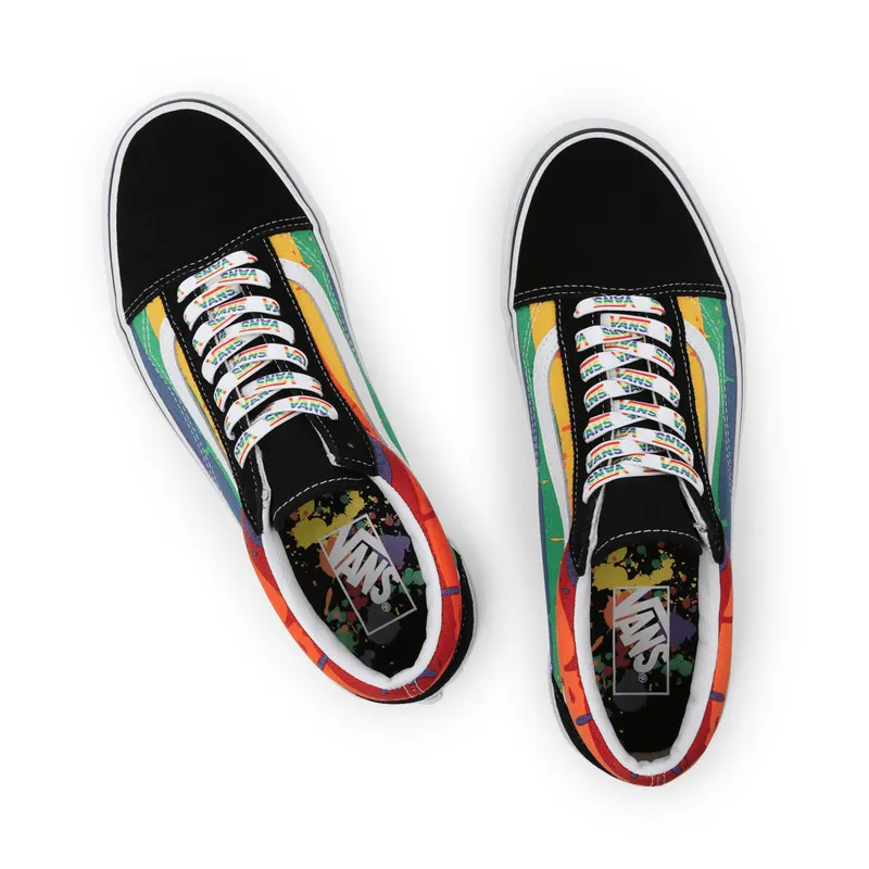 VANS Rainbow Drip Old Skool Zwart (VN0A5AO92CV)