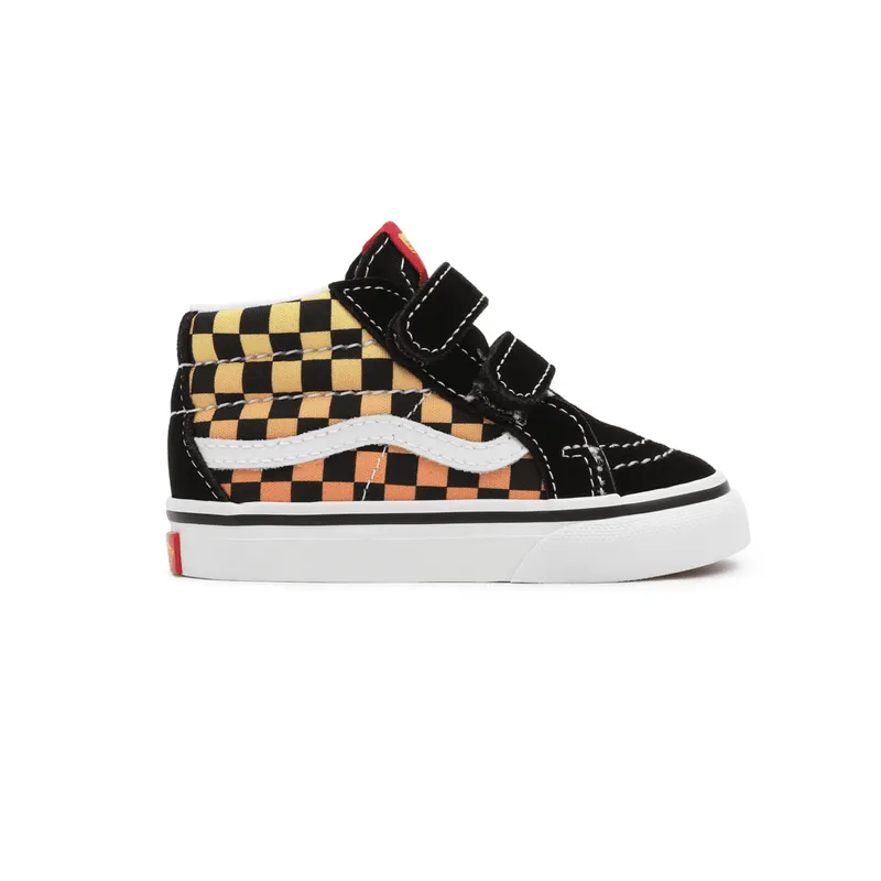 VANS Flame Logo Repeat Sk8-mid Reissue Velcro Zwart (VN0A5DXDABX)