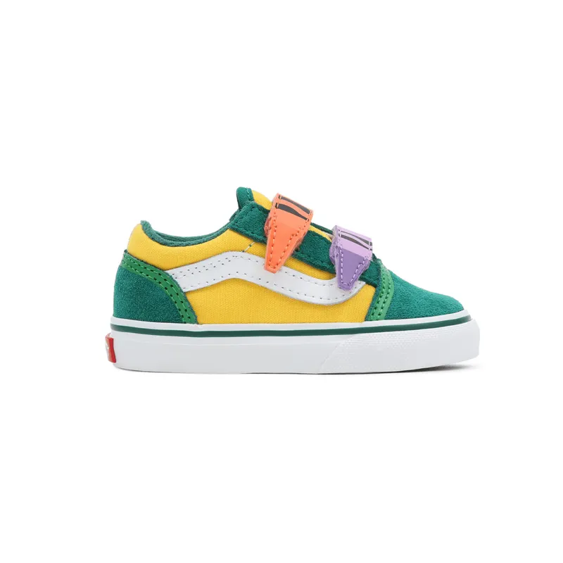 VANS Vans X Crayola Old Skool Velcro Cr Voor Peuters Multicolour (VN0A5EE1ARR)