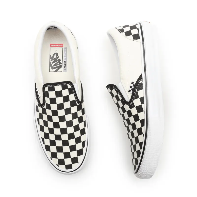 VANS Checkerboard Slip-on Skateschoenen Wit (VN0A5FCAAUH)