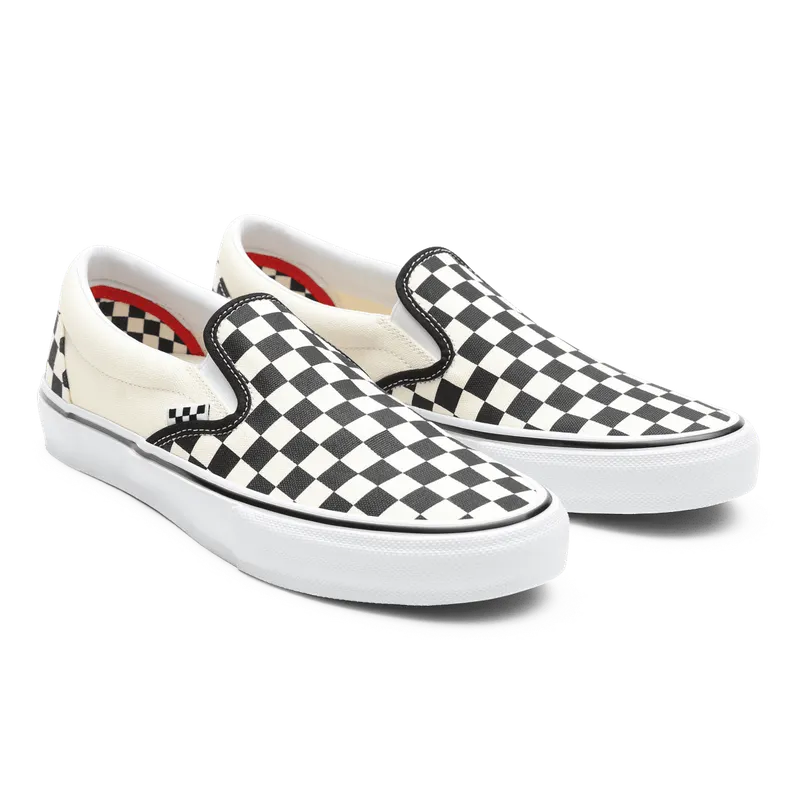 VANS Checkerboard Slip-on Skateschoenen Wit (VN0A5FCAAUH)
