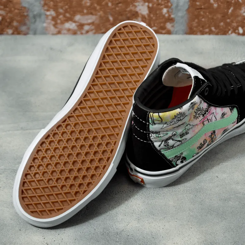 VANS Shroom Doom Skate Sk8-hi Zwart (VN0A5FCCAPI)