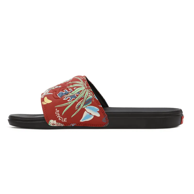 VANS Hawaiian Jungle La Costa Slide-on Slippers Rood (VN0A5HF5AN6)