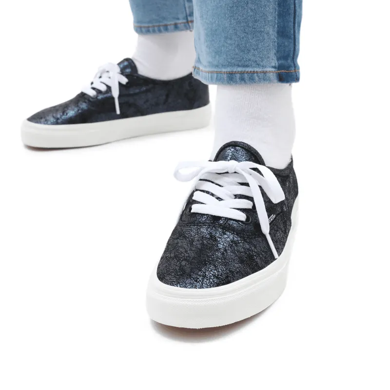 VANS Cracked Leather Authentic Zwart (VN0A5HZS9FK)