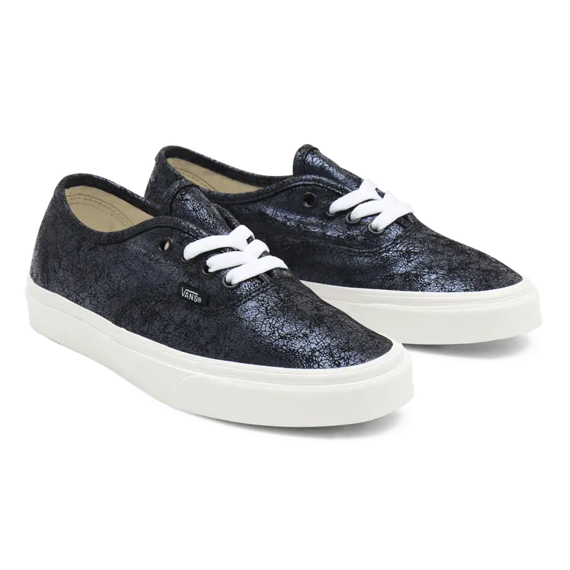 VANS Cracked Leather Authentic Zwart (VN0A5HZS9FK)