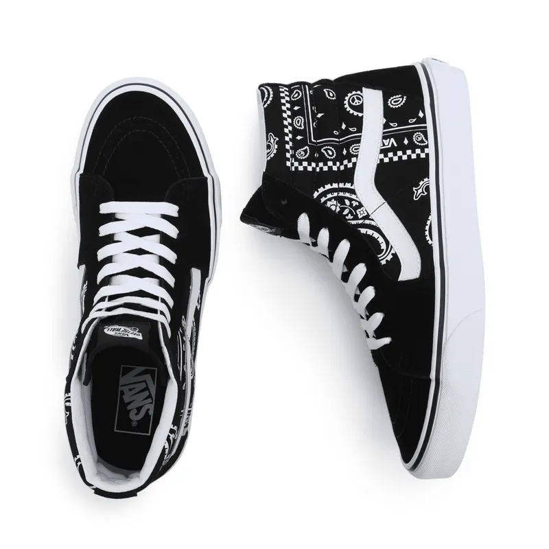 VANS Peace Paisley Sk8-hi Zwart (VN0A5JMJB0E)